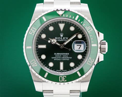 rolex submariner green ceramic|Rolex green submariner for sale.